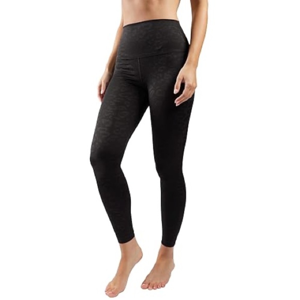 MONO B Black Cheetah Print Leggings Size S.